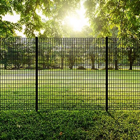 clarks 1 steel box fence|Ironcraft Fences 6 ft. x 6 ft. Euro Steel Fence Panel, Black.